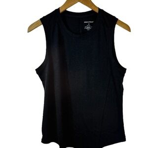 Tank Top Black Composite Merino Ministry of Supply Activewear Size Medium NWT